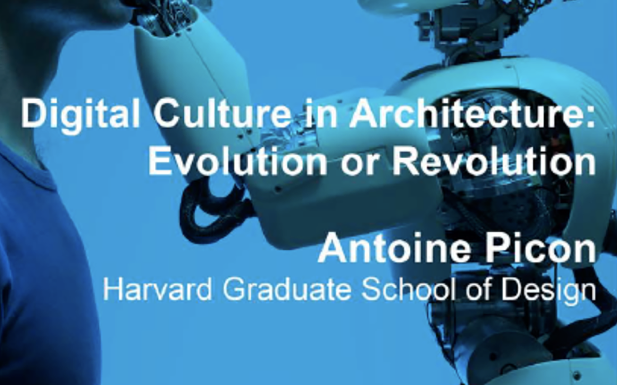 Digital Culture in Architecture: Evolution or Revolution