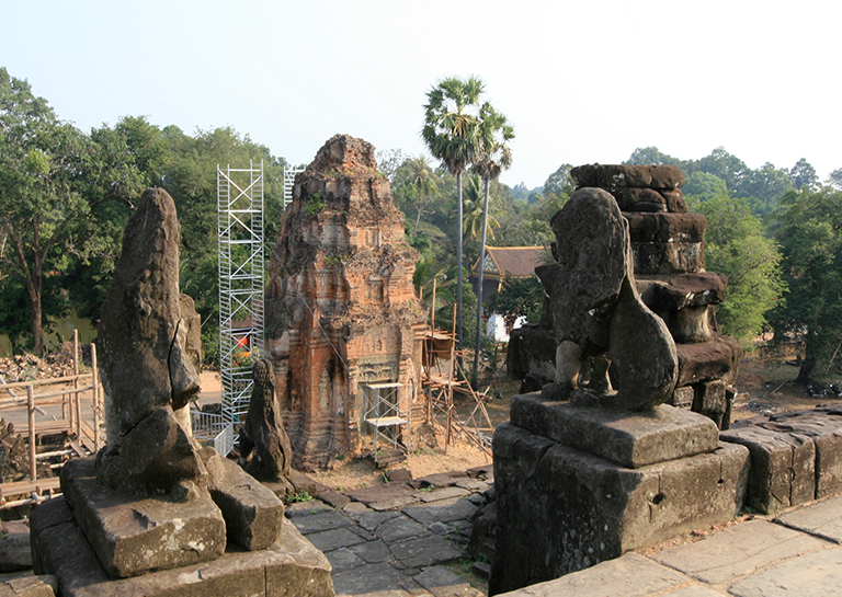 Cover photo for A Heritage of Ruins, a published study of conservation in Southeast Asia (2013)