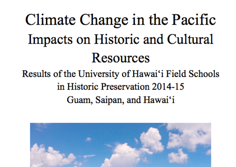 Climate Change in The Pacific, a study funded by the National Park Service (2015)