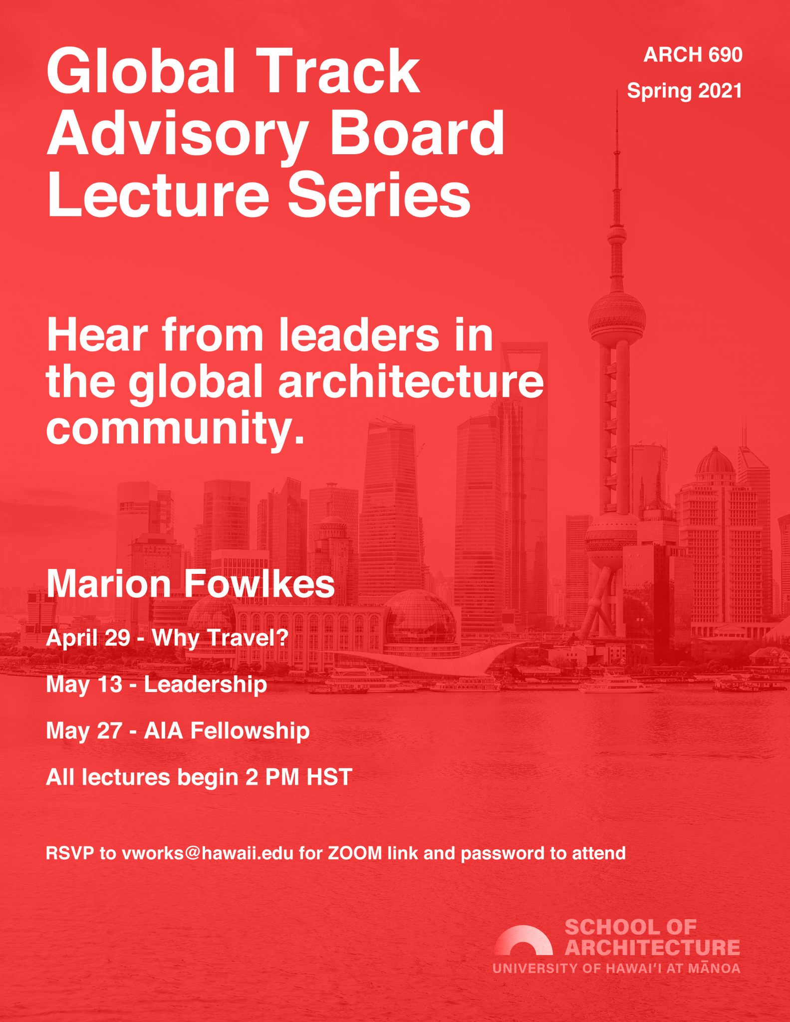 Global Track Advisory Board Lecture Series: Marion Fowlkes